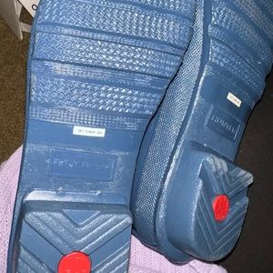 Hunter Mini Rain Boots, US 9, blue